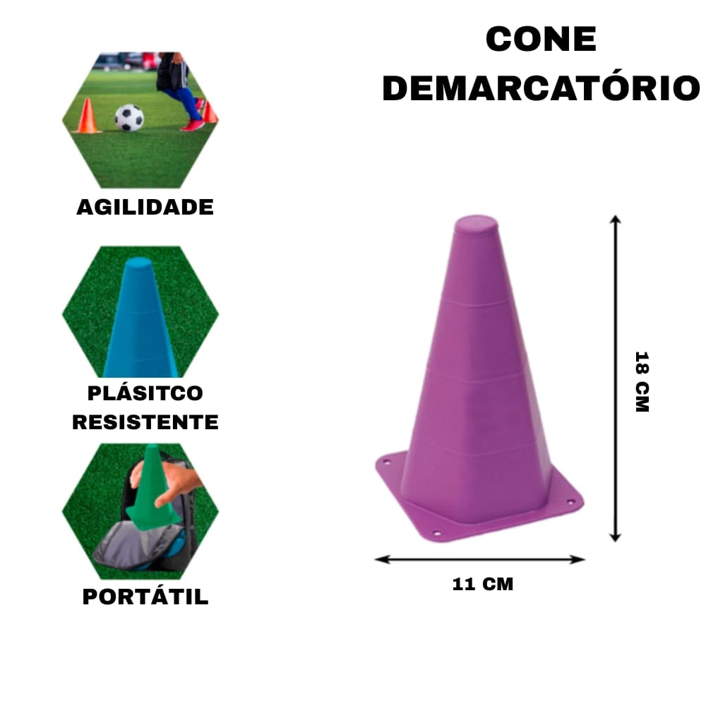 KIT ESCADA + 5 CHAPÉUS + 5 CONES