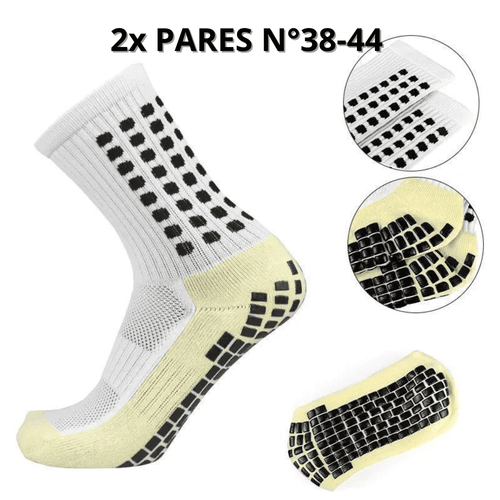 2 PARES DE MEIAS ANTIDERRAPANTES GRIPMAX