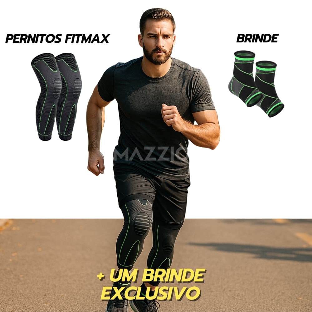 2 PERNITOS FITMAX MAZZIO + 2 TORNOZELEIRAS + 1 GUIA NUTRICIONAL
