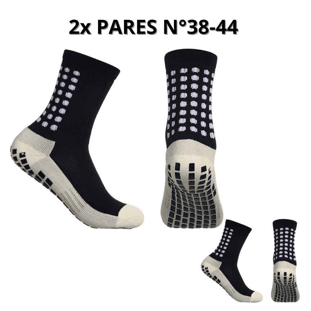 2 PARES DE MEIAS ANTIDERRAPANTES GRIPMAX